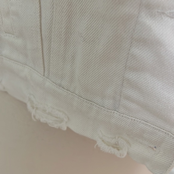 Romeo and Juliet Couture Distressed Denim Jacket - Picture 4 of 8